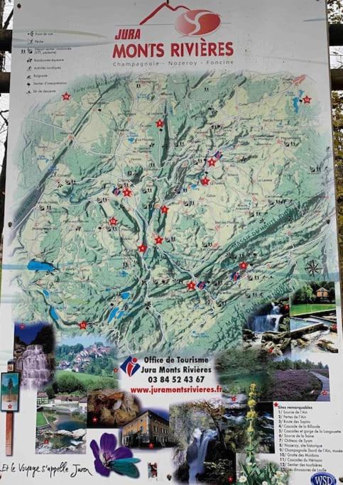 Villa Jura, L'Ecrin A Pied Entre Village Et Pistes Foncine-le-Haut Екстериор снимка